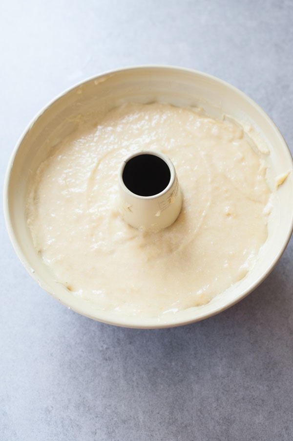 Almond bundt cake with white chocolate glaze - Everyday Delicious