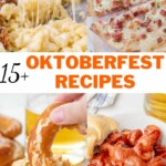 Oktoberfest recipes pinnable image.